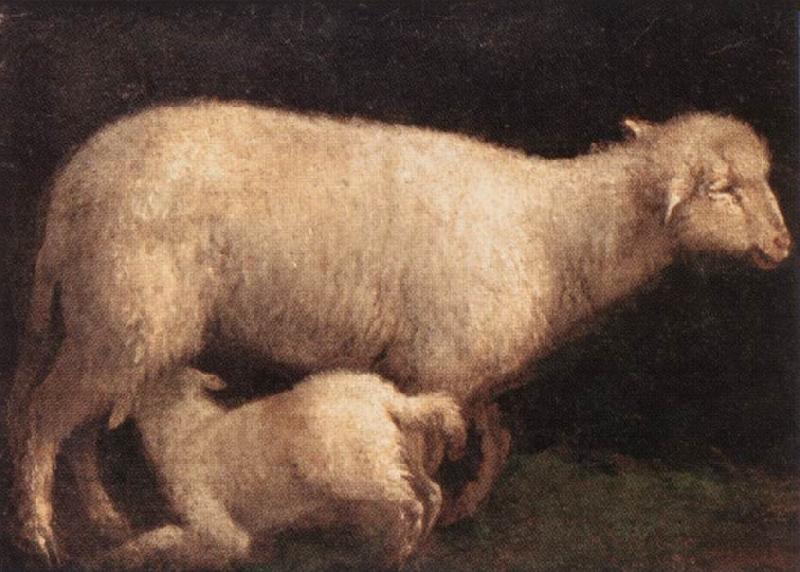 BASSANO, Jacopo Sheep and Lamb dghj Germany oil painting art